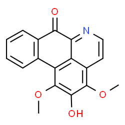 2-Hydroxy-1,3-dimethoxy-7H-dibenzo[de,g]quinolin-7-one Structure