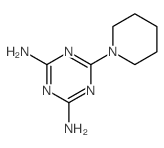 1,3,5-Triazine-2,4-diamine,6-(1-piperidinyl)- Structure