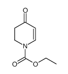 ethyl 4-oxo-2,3-dihydropyridine-1-carboxylate结构式
