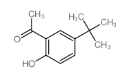 1-(2-hydroxy-5-tert-butyl-phenyl)ethanone Structure