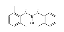 ClB{NHC6H3-2,6-(CH3)2}2结构式