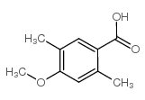 4-Methoxy-2,5-dimethylbenzoic acid Structure