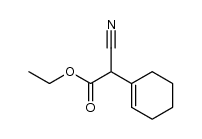 ethyl 1-cyclohexenylcyanoacetate结构式