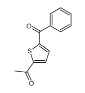1-(5-benzoylthiophen-2-yl)ethanone Structure