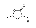 3-ethenyl-5-methyloxolan-2-one Structure