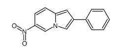 6-nitro-2-phenylindolizine Structure
