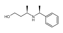(3R)-3-methyl-3-[((1S)-1-phenylethyl)amino]propan-1-ol Structure
