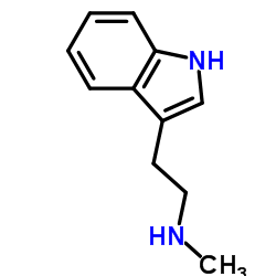 Nω-methyltryptamine Structure