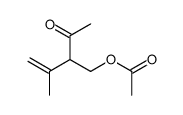 (2-acetyl-3-methylbut-3-enyl) acetate结构式