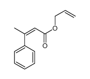 prop-2-enyl 3-phenylbut-2-enoate结构式