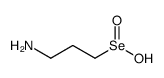 3-aminopropane-1-seleninic acid结构式