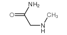 2-(甲基氨基)乙酰胺结构式