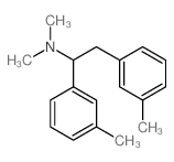 Benzeneethanamine, N,N,3-trimethyl-a-(3-methylphenyl)- structure