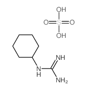 2-cyclohexylguanidine,sulfuric acid结构式
