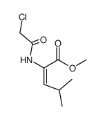 Methyl (E)-2-(chloroacetamido)-4-methylpent-2-enoate Structure
