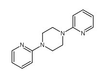 1,4-二(2-吡啶基)哌嗪结构式