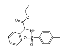 2-phenyl-2-(tosylamino)ethanoic acid ethyl ester Structure