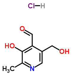 Pyridoxal hydrochloride Structure