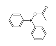 (Acetoxy)diphenylphosphane结构式