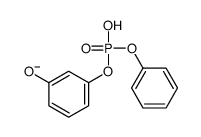 (3-hydroxyphenyl) phenyl phosphate Structure