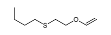 1-(2-ethenoxyethylsulfanyl)butane Structure