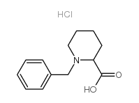 1-BENZYL-PIPERIDINE-2-CARBOXYLIC ACID HYDROCHLORIDE Structure