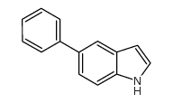 5-苯基-1H-吲哚结构式