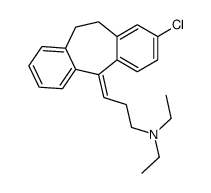 3-(2-Chloro-10,11-dihydro-5H-dibenzo[a,d]cyclohepten-5-ylidene)-N,N-dimethyl-1-propanamine Structure