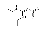N,N'-diethyl-2-nitroethene-1,1-diamine结构式