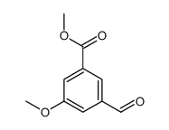 3-甲酰基-5-甲氧基苯甲酸甲酯结构式