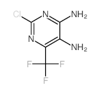 2-chloro-6-(trifluoromethyl)pyrimidine-4,5-diamine Structure