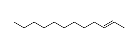 (E)-2-Dodecene Structure