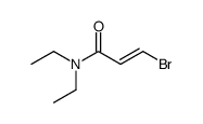 trans-β-Brom-N,N-diaethylacrylsaeureamid结构式