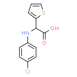 (4-CHLORO-PHENYLAMINO)-THIOPHEN-2-YL-ACETIC ACID Structure