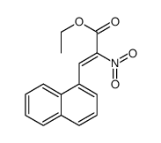 ethyl 3-naphthalen-1-yl-2-nitroprop-2-enoate结构式
