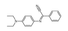 α-(p-diethylaminophenyl)iminophenylacetonitrile Structure