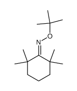 2,2,6,6-tetramethylcyclohexan-1-oneO-(tert-butyl) oxime结构式