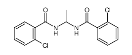 N,N'-(ethane-1,1-diyl)bis(2-chlorobenzamide) Structure