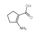 2-氨基-1-环戊烯-1-羧酸结构式