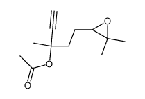 4,5-epoxy-1-ethynyl-1,5-dimethylhexyl acetate Structure