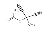 Propanedinitrile,2-(acetyloxy)-2-methyl-结构式