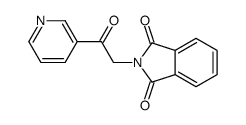 2-(2-OXO-2-(PYRIDIN-3-YL)ETHYL)ISOINDOLINE-1,3-DIONE Structure