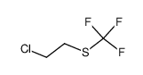 2-chloroethyl trifluoromethyl sulfide Structure