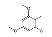 1-chloro-3,5-dimethoxy-2-methylbenzene Structure