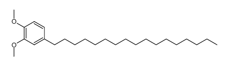 4-heptadecyl-1,2-dimethoxy-benzene结构式