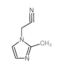 (2-甲基-1H-咪唑-1-基)乙腈结构式