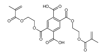 2,5-bis[2-(2-methylprop-2-enoyloxy)ethoxycarbonyl]terephthalic acid Structure