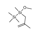 2,4,5,5-tetramethyl-4-methoxy-4,5-disilahex-1-ene Structure