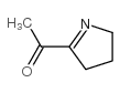 2-乙酰基-1-吡咯啉结构式
