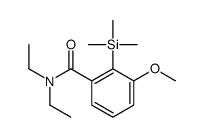 N,N-diethyl-3-methoxy-2-trimethylsilylbenzamide Structure